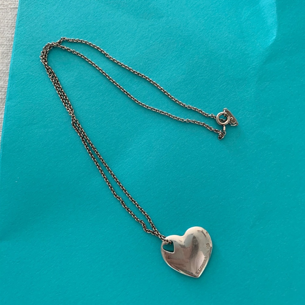 Vintage Tiffany’s Heart Pendant Necklace